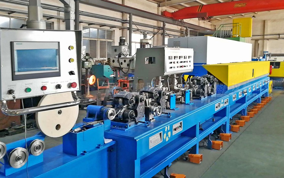 Flux cored wire production line